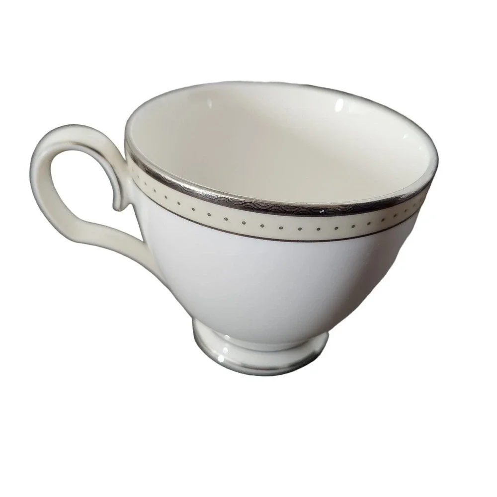 Tea‎ Cup & Saucer Set Cameroon Sand By Noritake Porcelain Dinnerware